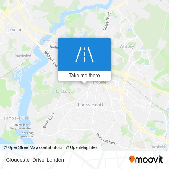 Gloucester Drive map