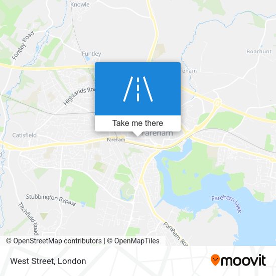 West Street map