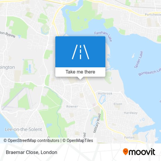 Braemar Close map