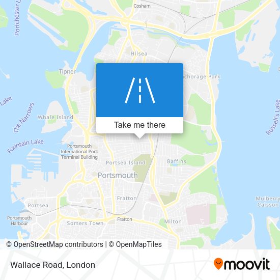 Wallace Road map