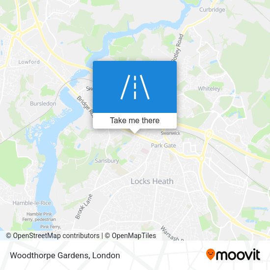 Woodthorpe Gardens map