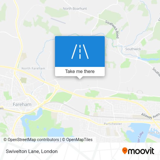 Swivelton Lane map
