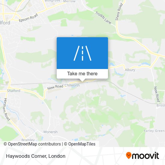 Haywoods Corner map