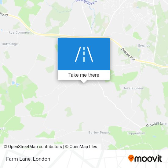 Farm Lane map