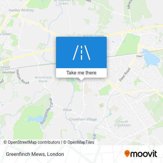 Greenfinch Mews map