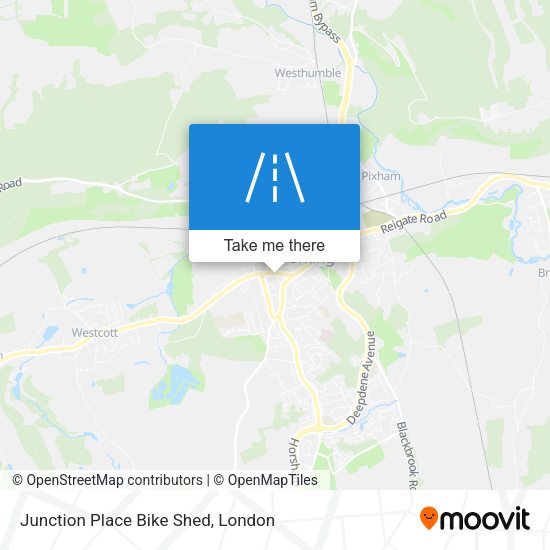 Junction Place Bike Shed map