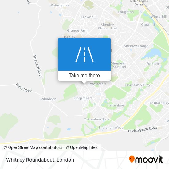 Whitney Roundabout map