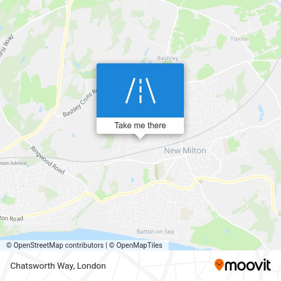 Chatsworth Way map