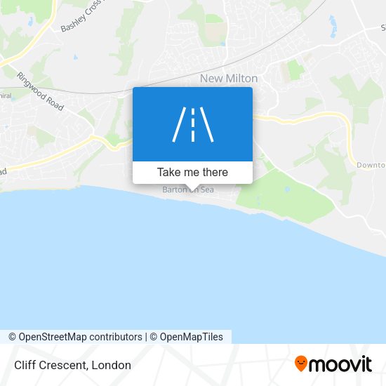 Cliff Crescent map