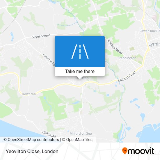 Yeovilton Close map