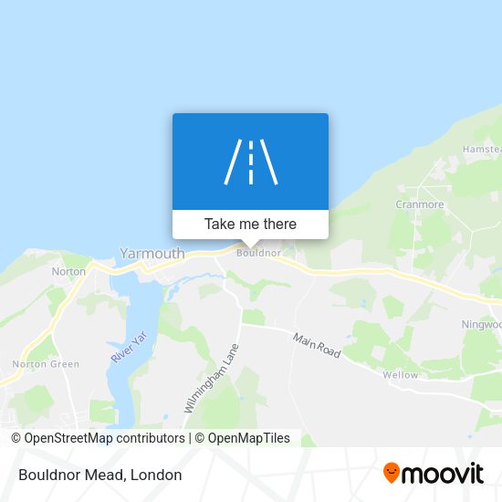 Bouldnor Mead map