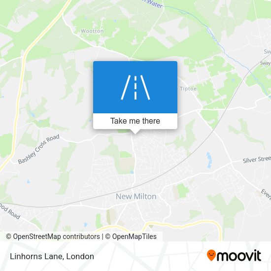 Linhorns Lane map