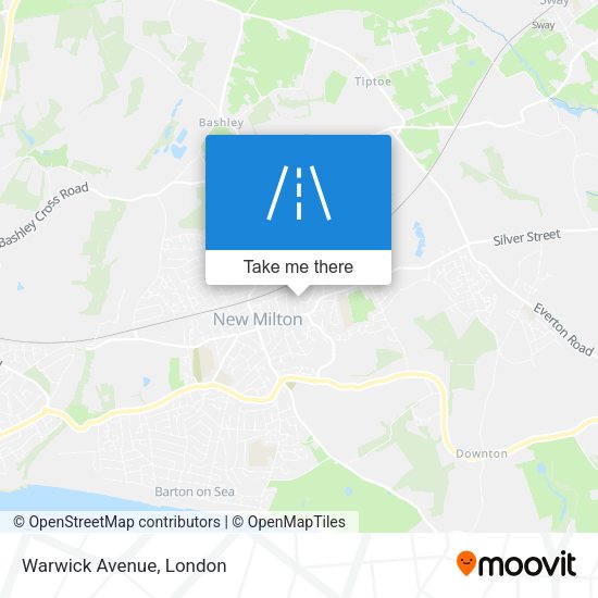 Warwick Avenue map
