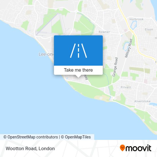Wootton Road map