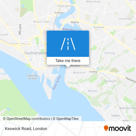 Keswick Road map