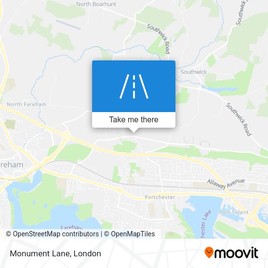 Monument Lane map
