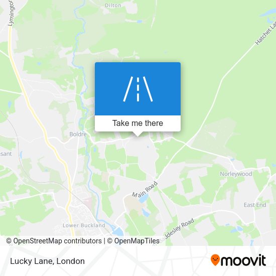 Lucky Lane map