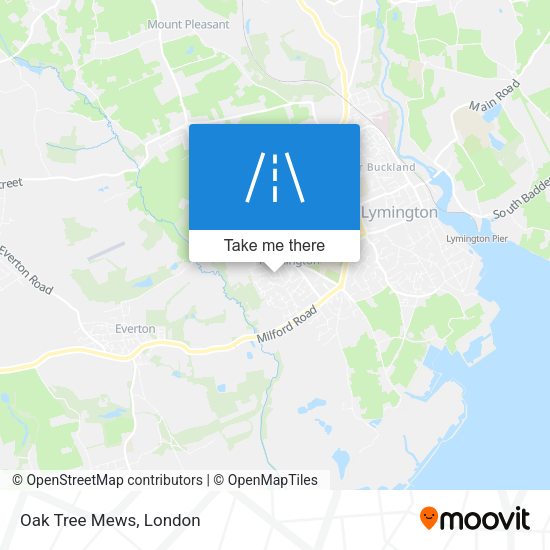 Oak Tree Mews map