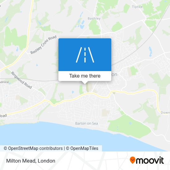 Milton Mead map