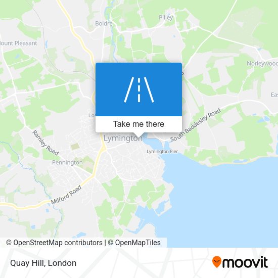 Quay Hill map