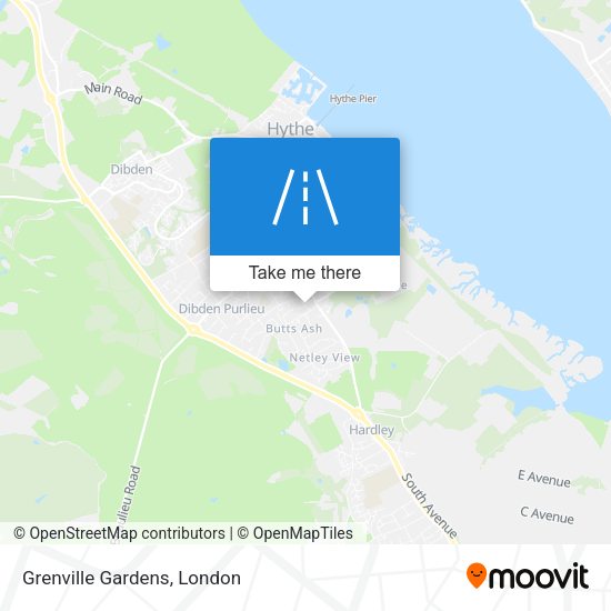 Grenville Gardens map
