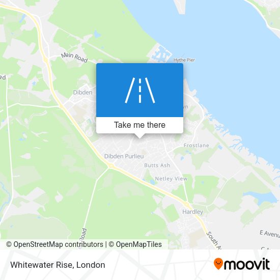 Whitewater Rise map