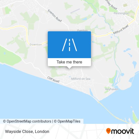 Wayside Close map