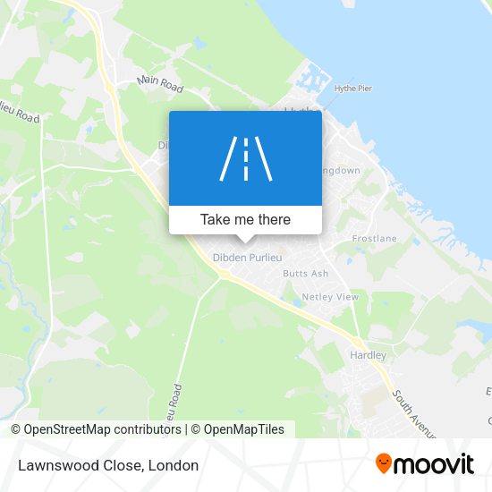 Lawnswood Close map
