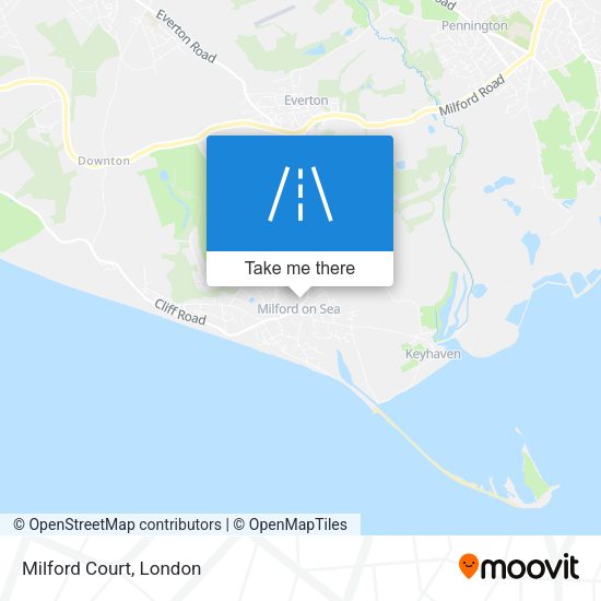 Milford Court map
