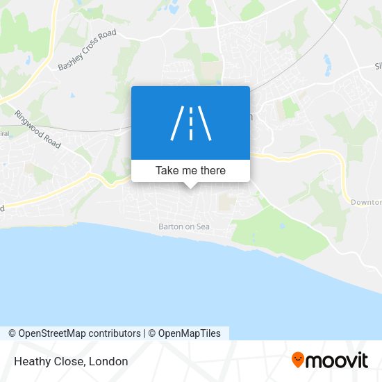 Heathy Close map
