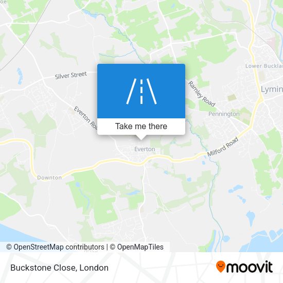 Buckstone Close map