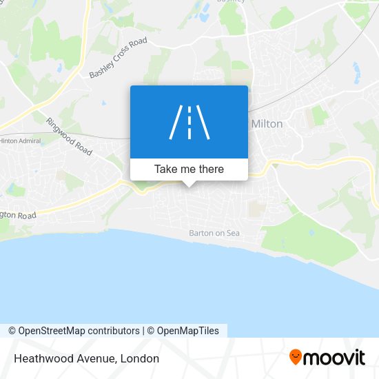 Heathwood Avenue map