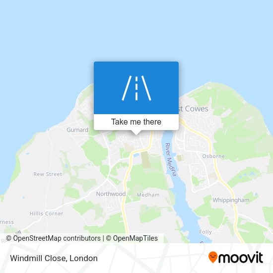 Windmill Close map