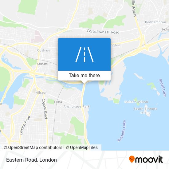 Eastern Road map