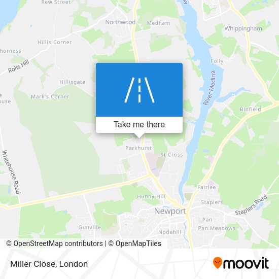 Miller Close map