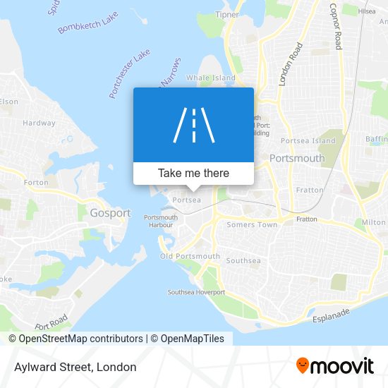 Aylward Street map