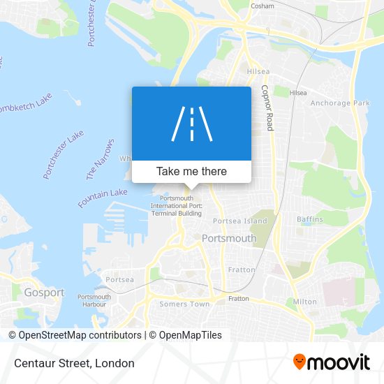 Centaur Street map