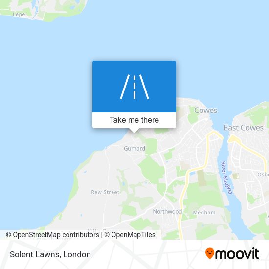 Solent Lawns map