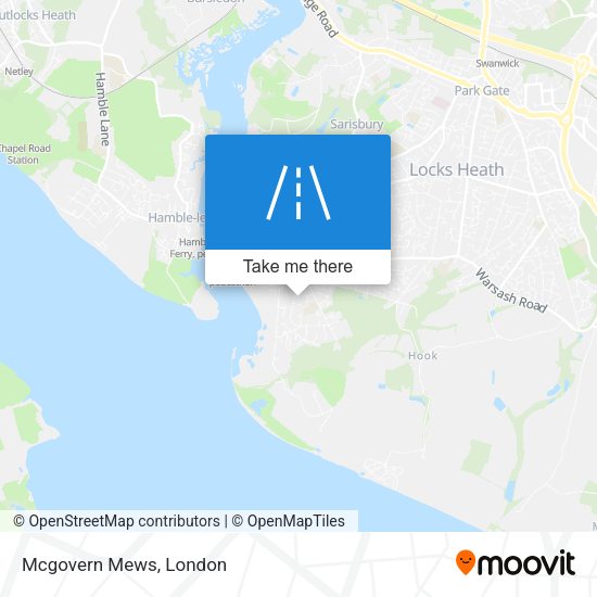 Mcgovern Mews map