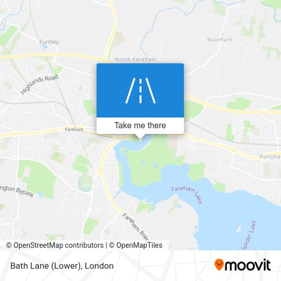 Bath Lane (Lower) map