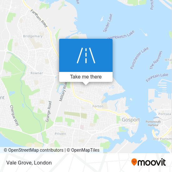 Vale Grove map