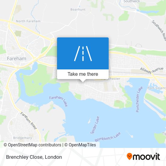 Brenchley Close map