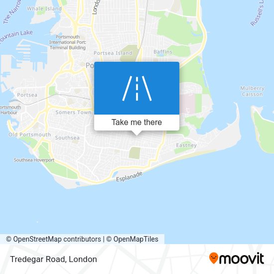 Tredegar Road map