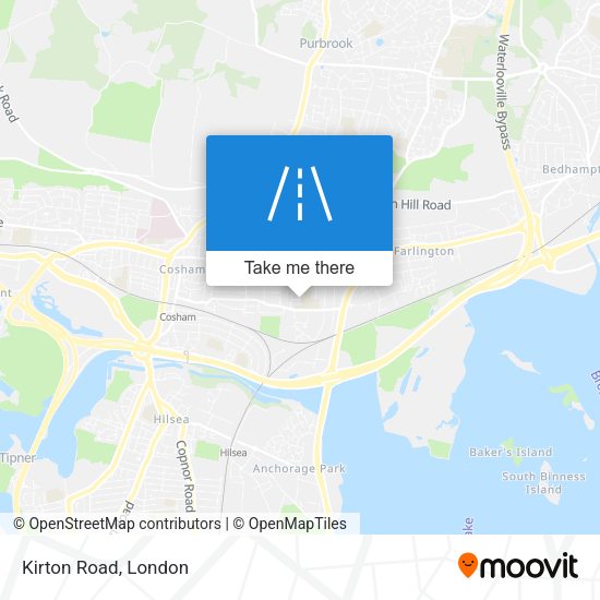 Kirton Road map