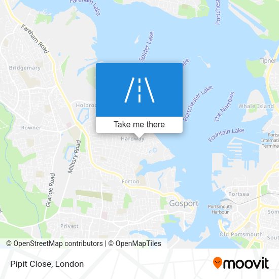 Pipit Close map