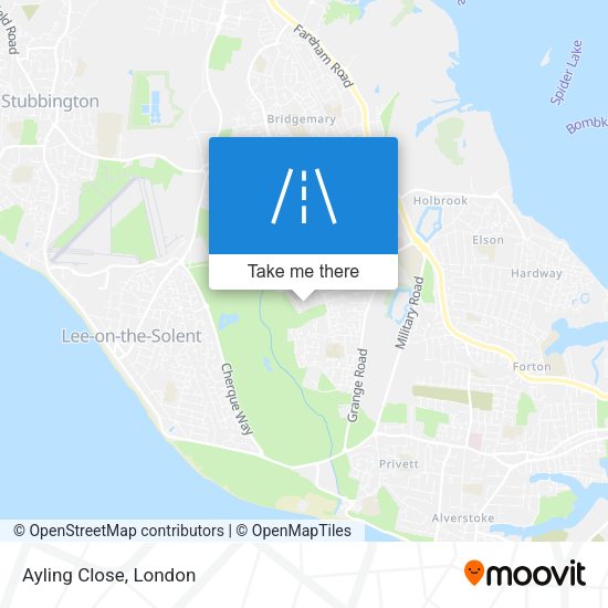 Ayling Close map