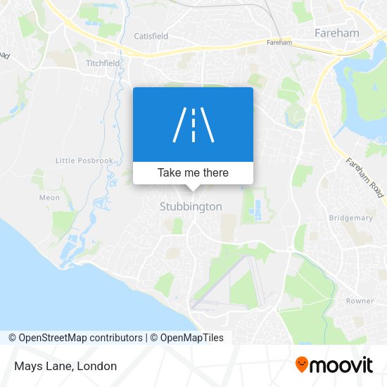 Mays Lane map