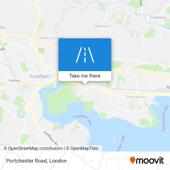 Portchester Road map