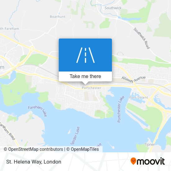 St. Helena Way map