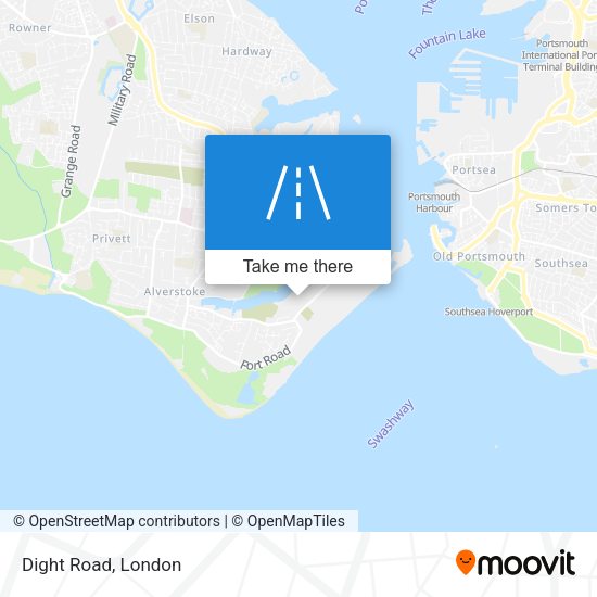 Dight Road map